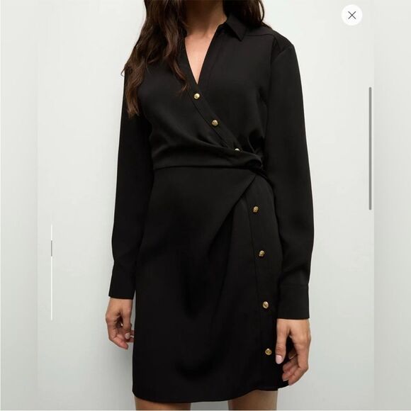 Veronica Beard Wright Midi Button Down Collared Dress US 6 - Picture 6 of 6